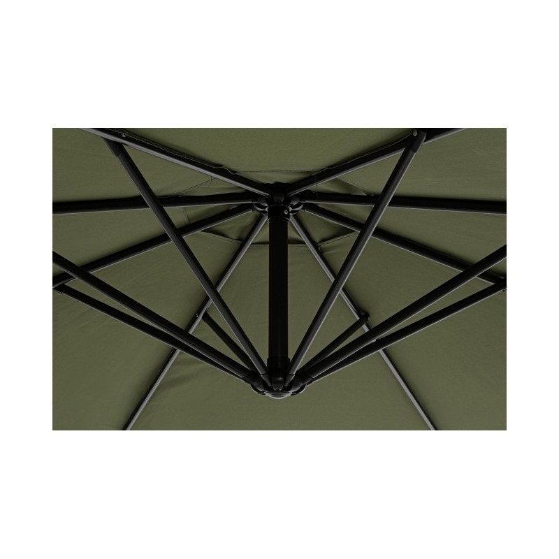 Ombrellone da giardino con braccio a 360°Texas cm 300x h260 Antracite-Olive - Samnite