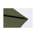 Ombrellone da giardino con braccio a 360°Texas cm 300x h260 Antracite-Olive - Samnite