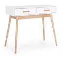 Consolle ORDINARY bianca 2 cassetti 79h cm - Samnite