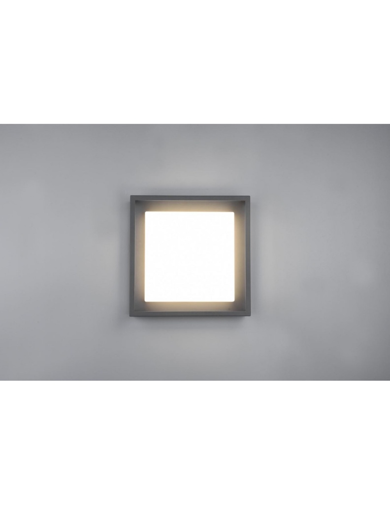 Plafoniera Esterno Led Dip Switch Witham Antracite IP54 Trio Lighting - Samnite