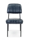 2x Sedia Nelly Blu Vintage