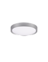 Plafoniera Rotonda Clarimo Led Dimmerabile Alluminio IP44 Ø33 cm Trio Lighting - Samnite