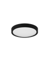 Plafoniera Rotonda Clarimo Led Dimmerabile Nero IP44 Ø33 cm Trio Lighting - Samnite