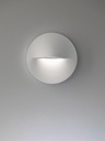 Applique Segnapasso Tondo in Alluminio Pressofuso 3W 360 Lumen 4000°K grafite