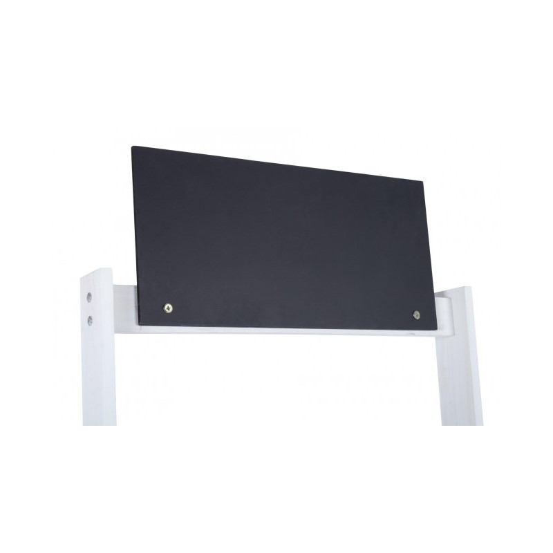 Espositore rustico Darik 4 cesti in vimini bianco - Samnite