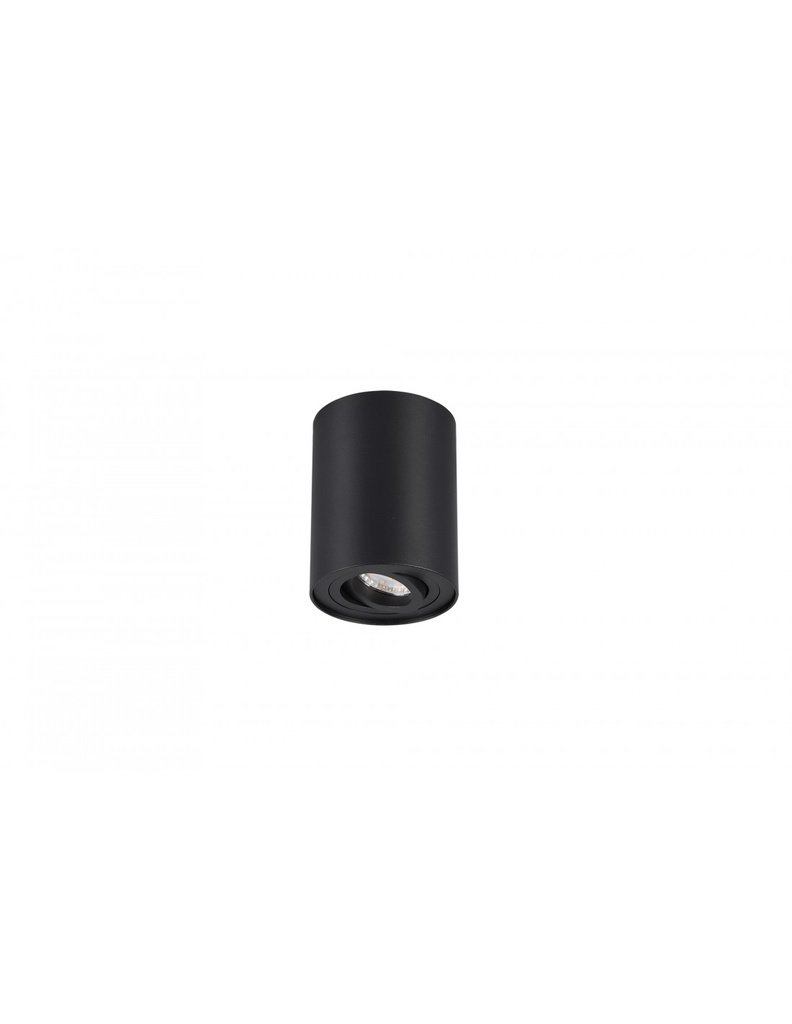 Faretto Spot GU10 Orientabile Cookie Cilindro Nero Trio Lighting - Samnite
