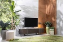 Porta TV oro-ebano 40 cm x 180 cm H. 45 cm - Samnite