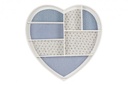 Porta gioielli blue Cuore in legno - Samnite