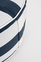 Pouf Righe Gonfiabile Bianco-Blu - Samnite