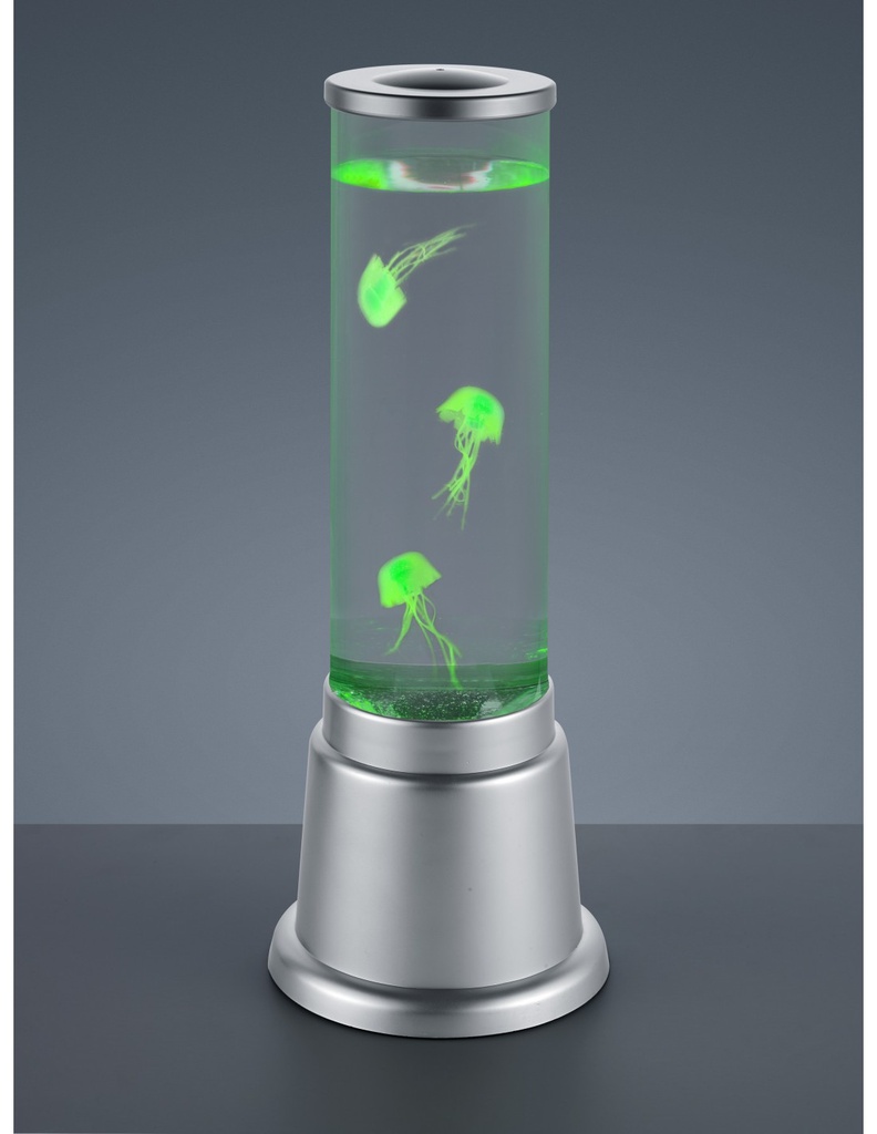 Lampada Da Tavolo Jelly Titanio Led Rgbw Gioco D'Acqua Ø12 cm Trio Lighting - Samnite