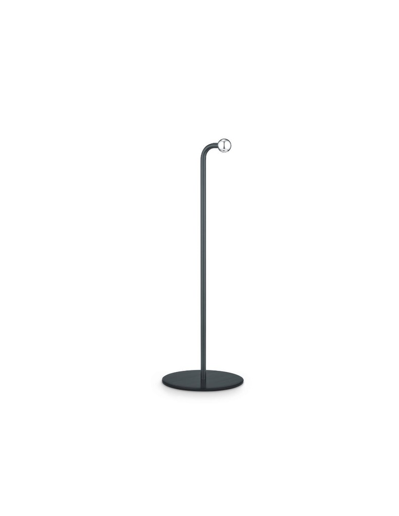 Lampada Scrivania Maxi Nero Componibile Led Touch Dimmer Con Batteria Trio Lighting - Samnite