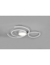 Lampada Soffitto Parete Moderna Led 48W Dimmer Jive Bianco Trio Lighting - Samnite