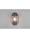 Applique Tuela Lanterna Rete Metallica Antracite IP44 Trio Lighting