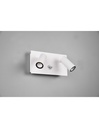 Applique Tunga IP54 Doppio Spot Led Bianco Orientabile Con Sensore Trio Lighting