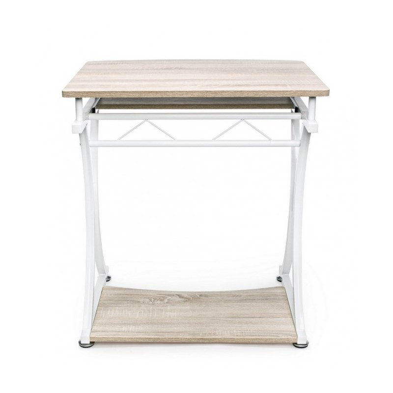 Scrivania per PC in acciaio Bianco VIOLET 70x55x h76 cm - Samnite
