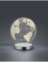 Lampada da Tavolo Cromo Globe Led Dimmerabile L17 cm Trio Lighting - Samnite