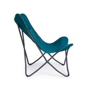 Sedia mare pieghevole in textilene Verde Acqua BUTTERFLY GABICCE 77.5x81x h89 cm - Samnite