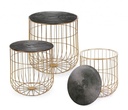 Set 3 Tavolini Contenitori di design Mariam - Samnite