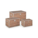 Set 3 bauli elegance Marroni - Samnite