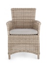 2x Sedia con braccioli con cuscino Jupiter New  Cod.0660338