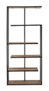 Libreria 5 piani in metallo stile industriale - Samnite