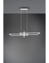 Sospensione Salinas 3 Rettangoli Led 34w Bianco L110 cm Dimmerabile Trio Lighting - Samnite