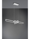 Sospensione Salinas 3 Rettangoli Led 34w Bianco L110 cm Dimmerabile Trio Lighting - Samnite