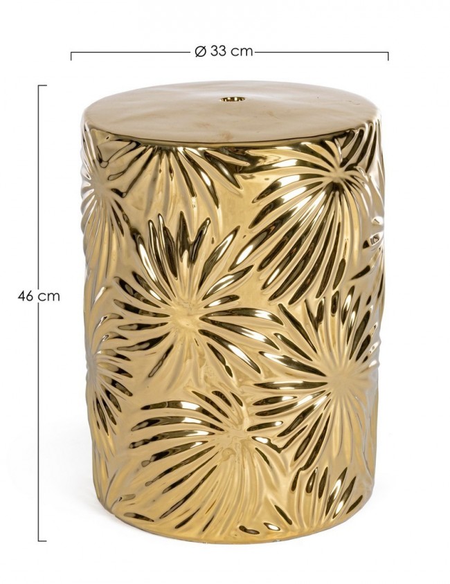 Specchio Stretto con Portabiti Ekal Oro  Cod.0242616 - Samnite