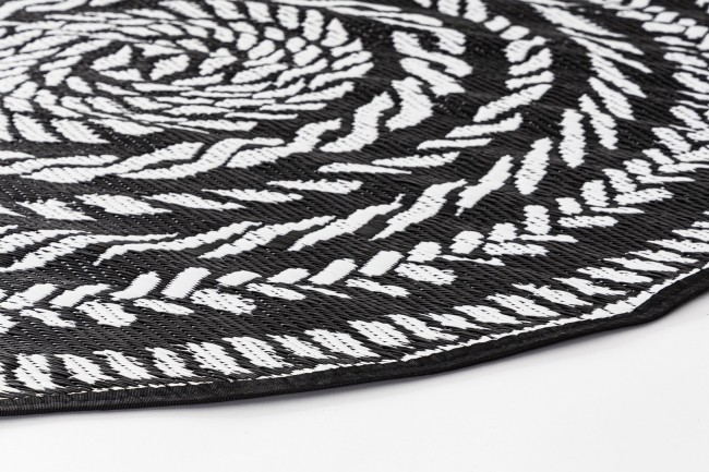 Tappeto Kashan Bianco-Nero D150 - Samnite