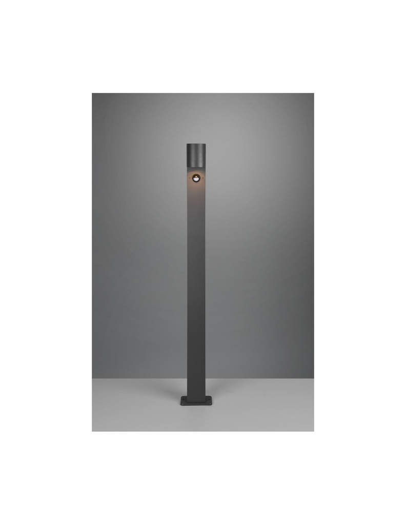 Palo Alto Giardino 1xGU10 Roya Antracite IP44 Sensore Movimento Trio Lighting - Samnite