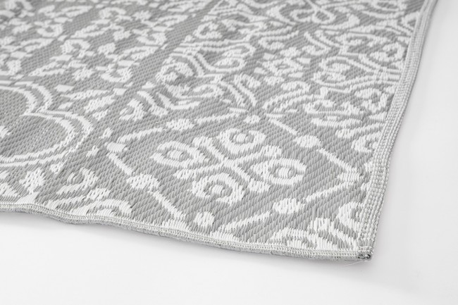 Tappeto Shiraz Bianco-Grigio 150X210 - Samnite