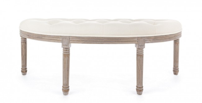 Panca naturale in tessuto stile classico - Samnite