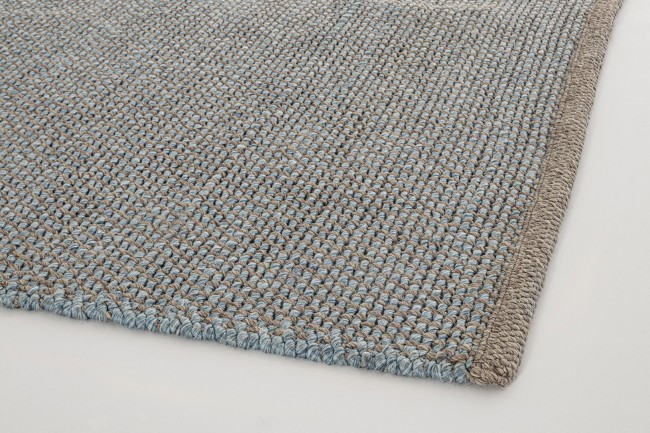 Tappeto da esterno blue in fibra sintetica lavorato a mano 170x240 - Samnite