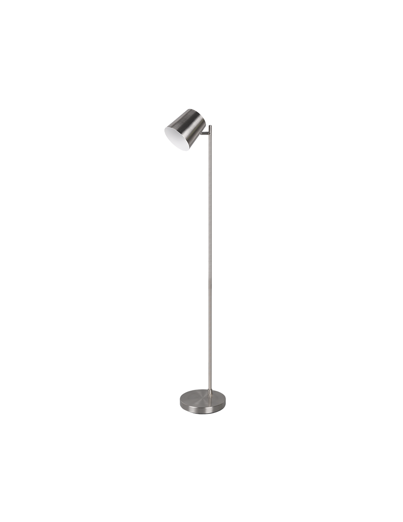 Piantana Led Touch Dimmerabile Blake H125 cm Nichel Trio Lighting - Samnite