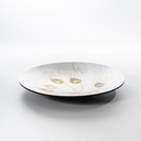 Piatto decorativo bianco 65x65x1 cm - Samnite