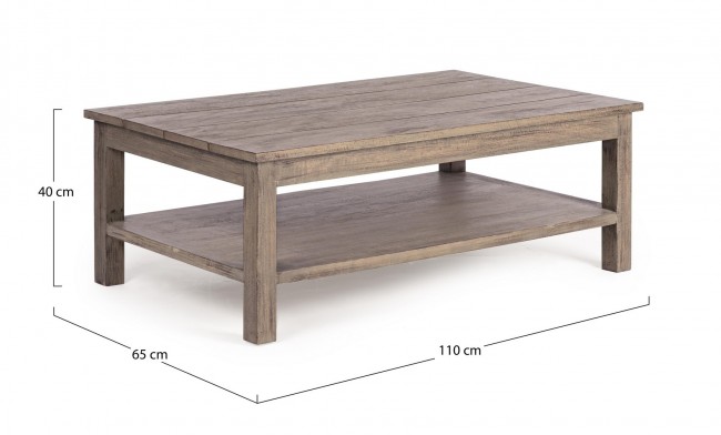 Tavolino Brasilia Cm. 110 x 65h - Samnite