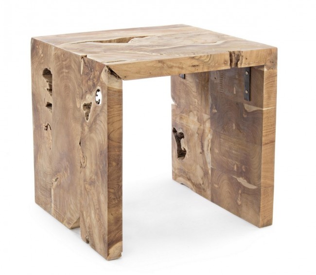 Tavolino Rocio in Legno Cm. 45 x 45h - Samnite