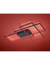 Plafoniera Led Thiago 3 Rettangoli L114 cm Antracite Trio Lighting - Samnite