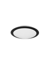 Plafoniera Rotonda Bagno Umberto Led 12w IP44 Nero Trio Lighting - Samnite