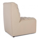 Poltrona angolo beige in legno stile design - Samnite
