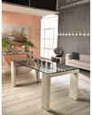 Tavolo Fisso 200 x 90 - Trasparente - Samnite