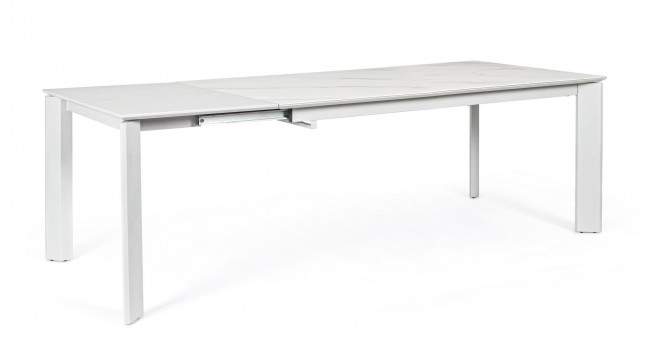 Tavolo allungabile Briva bianco grigio - Samnite
