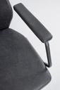 Poltrona ufficio ecopelle nero Jamie cm 67 x 58 x 93 - Samnite