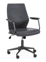Poltrona ufficio ecopelle nero Jamie cm 67 x 58 x 93 - Samnite