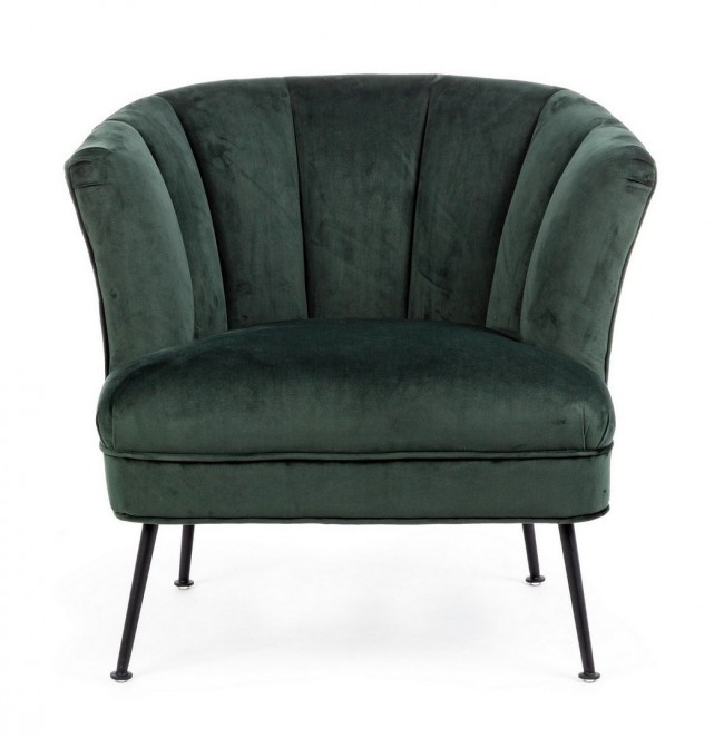 Poltrona verde stile design - Samnite