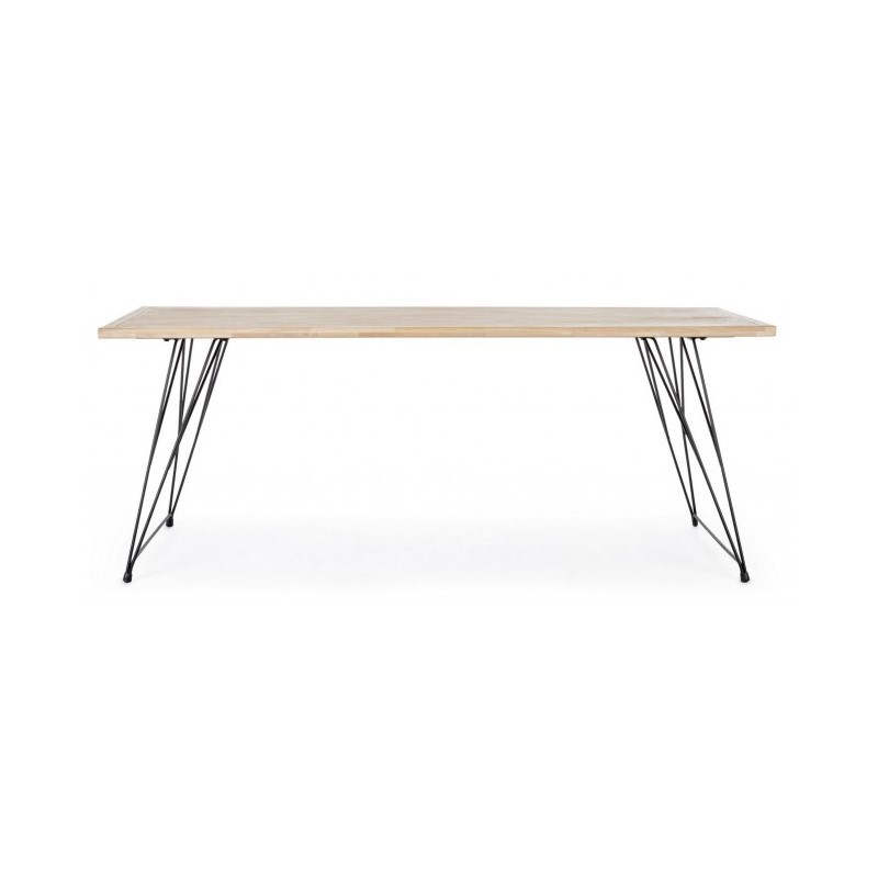 Tavolo design industrial in legno DISTRICT 200x90x h76 cm - Samnite