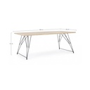 Tavolo design industrial in legno DISTRICT 200x90x h76 cm - Samnite