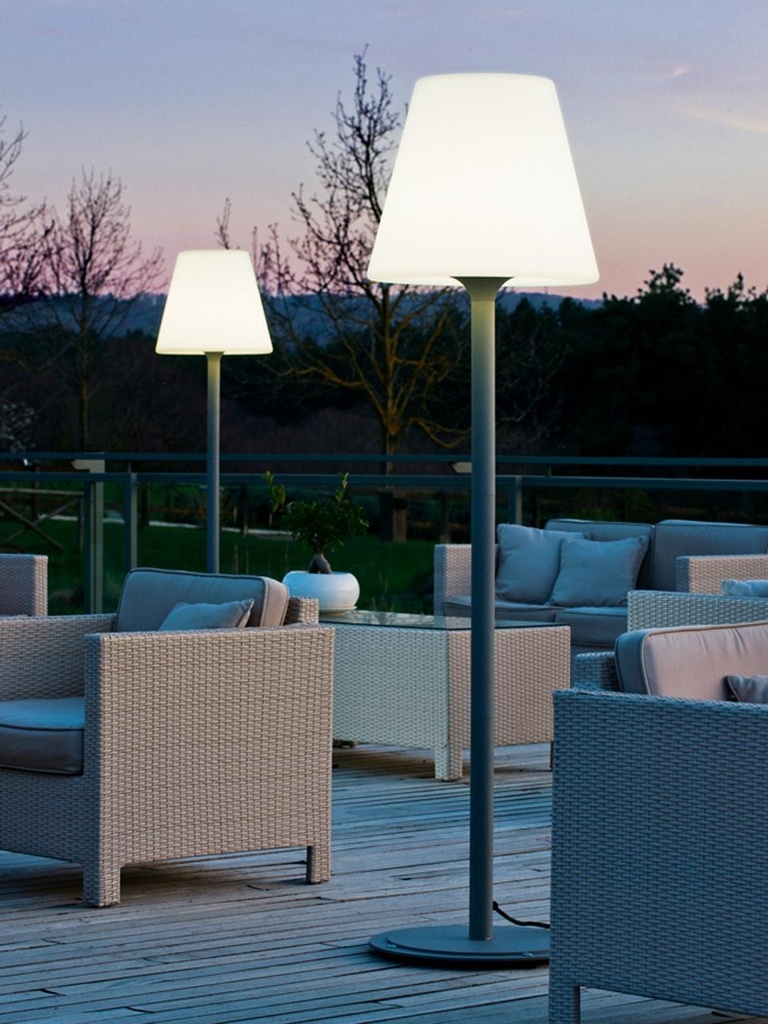 Vaso Quadrato E27  linea lounge  bianco - Samnite