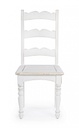 Sedia in legno stile rustico bianco shabby - Samnite