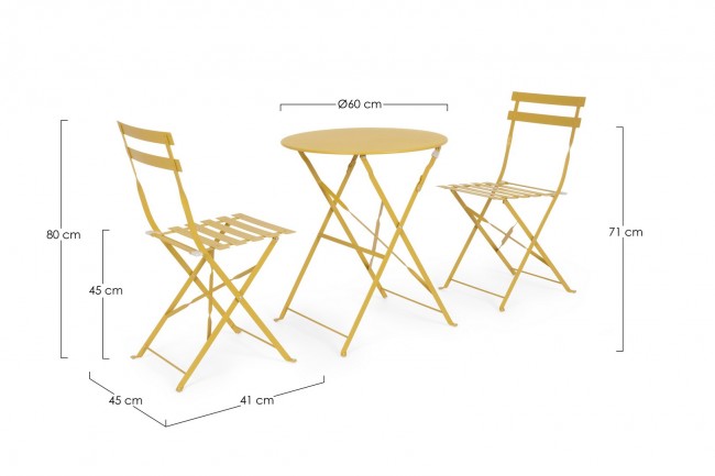Set3 Bistrot Wissant Ocra - Samnite